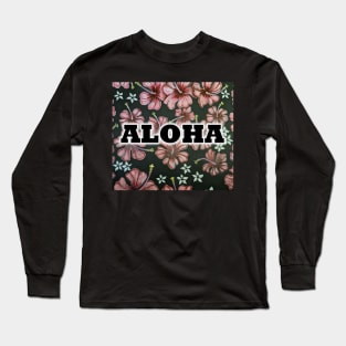 Aloha Hibiscus Long Sleeve T-Shirt